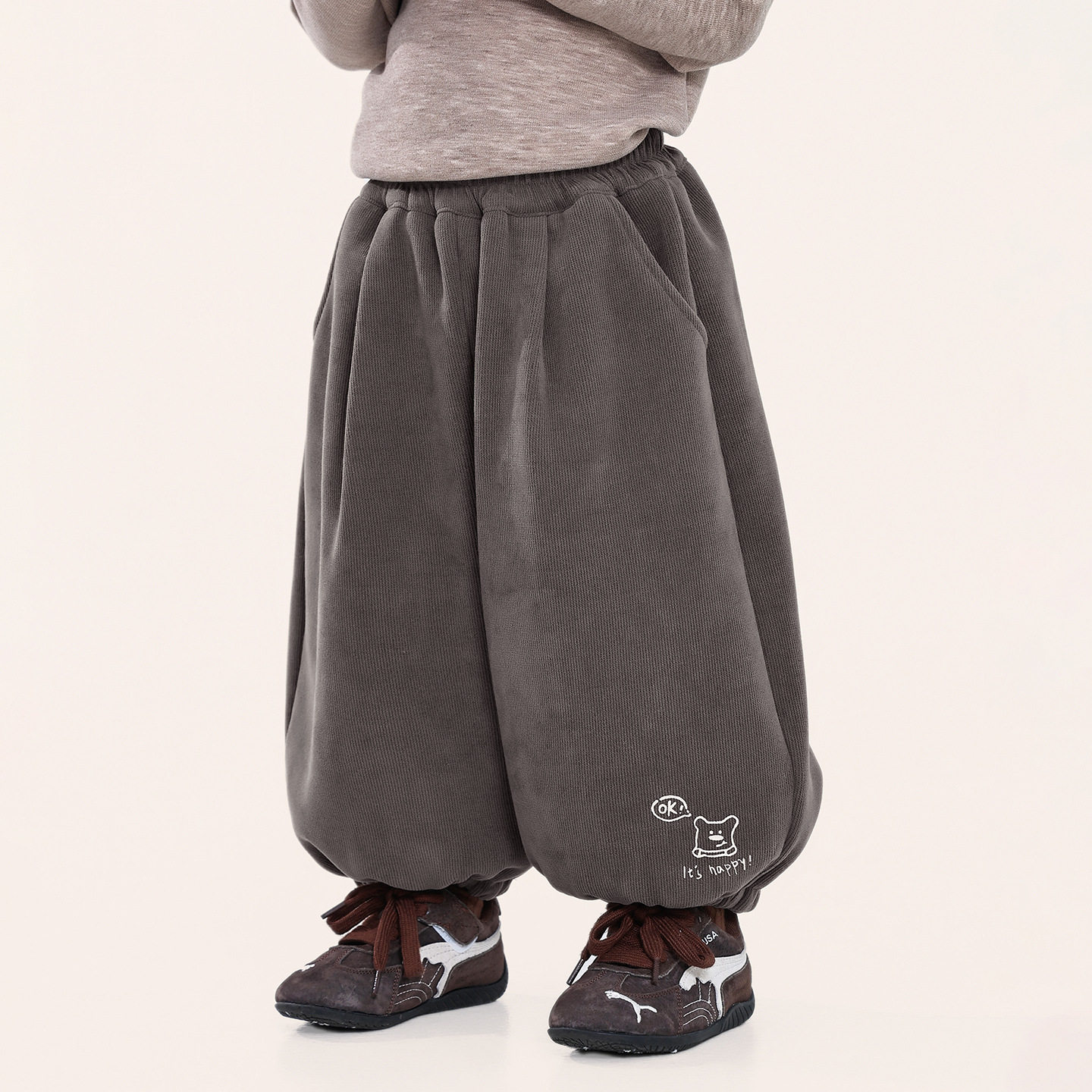 畅果童装男童加绒裤子冬装新款儿童中小童加厚一体绒休闲裤300g,童装/婴儿装/亲子装,裤子,淘宝优惠券,粉丝福利购,淘宝优惠卷