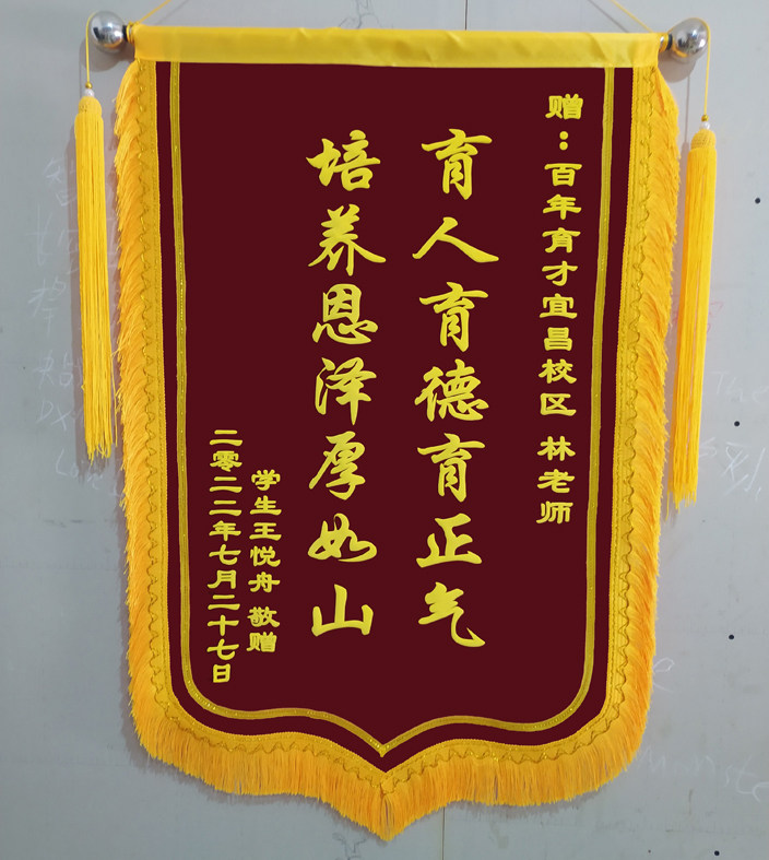 锦旗定做包邮幼儿园送医生护士