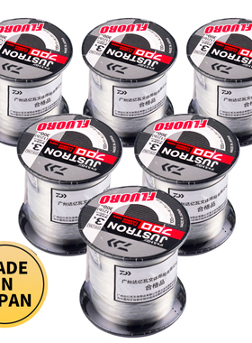 DAIWA达亿瓦JUSTRON碳线日本进口耐磨泛用碳素线海矶钓路亚钓鱼线