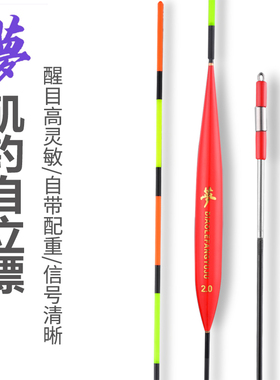 梦钓师深场矶钓配重自立漂海钓浮漂湖库钓滑漂船矶立漂浮标波远投