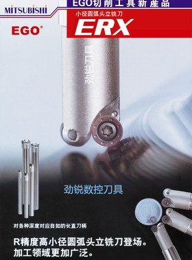 台湾EGO CNC数控刀把 圆鼻R5立铣刀杆 EMR 5R30铣床开粗刀杆