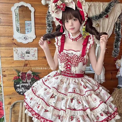 心动玩偶洛丽塔蛋糕裙JSK爆款