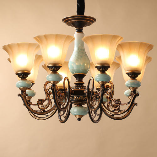 欧美式复古吊灯客厅餐厅卧室灯具