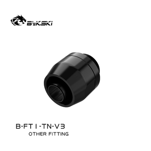 Bykski FT1 V3电脑水冷TPV接头服务器1分软管快拧6X10mm水管