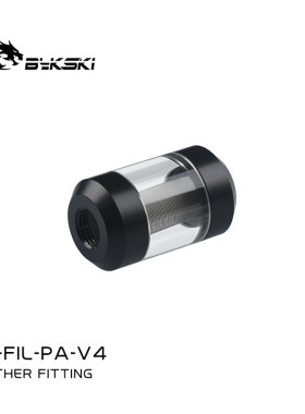 Bykski B-FIL-PA-V4 水冷过滤器 低流阻铜盖子G1/4螺纹