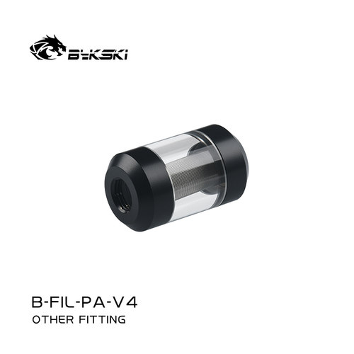 Bykski B-FIL-PA-V4 水冷过滤器 低流阻铜盖子G1/4螺纹