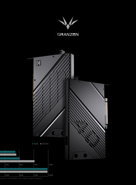 Granzon GBN-PNY4080VERTO 全盔甲式显卡水冷头 必恩威 RTX4080
