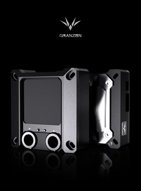 Granzon GAISC 数显温度监控CPU水冷头 AIDA64副屏 兼容Intel平台