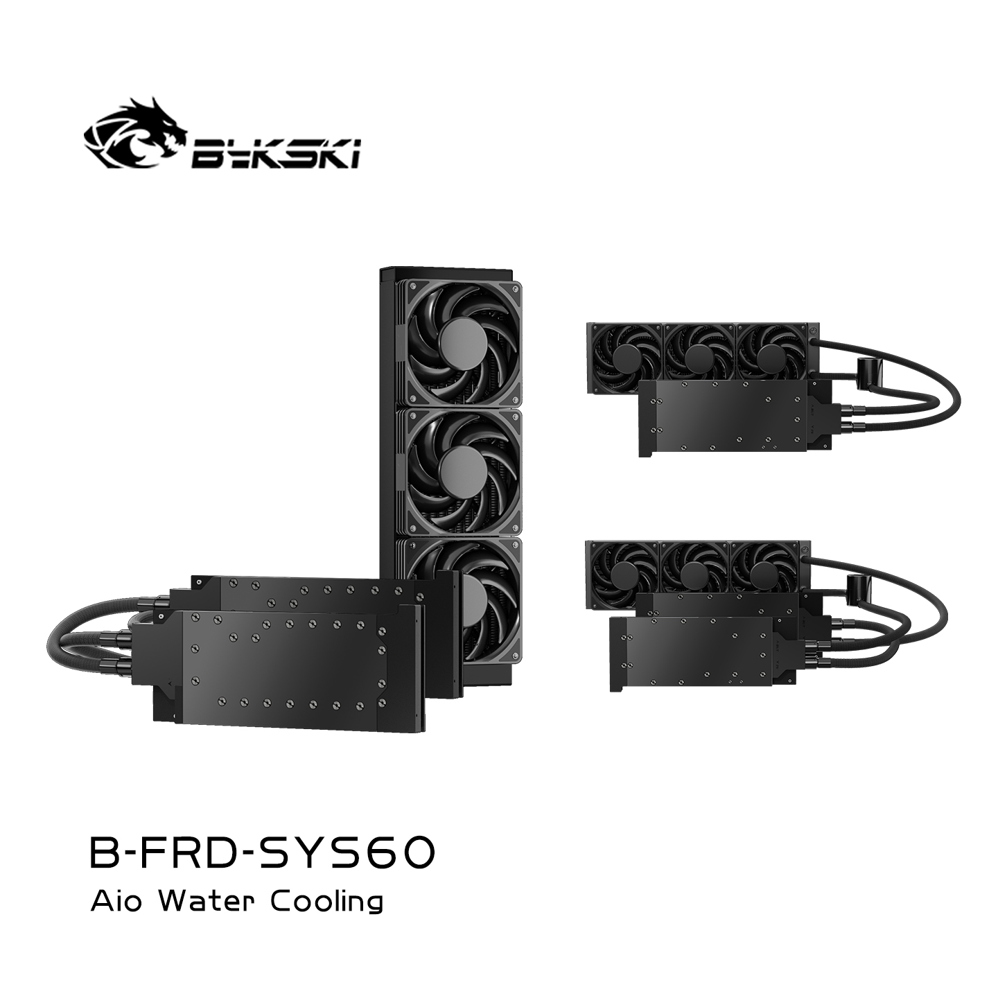 Bykski B-FRD-SYS60 显卡一体式水冷 燧原S60