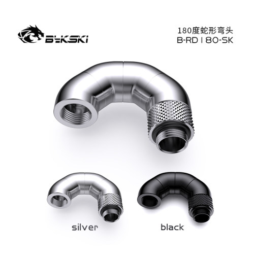 BYKSKI钻石纹蛇形弯头螺纹