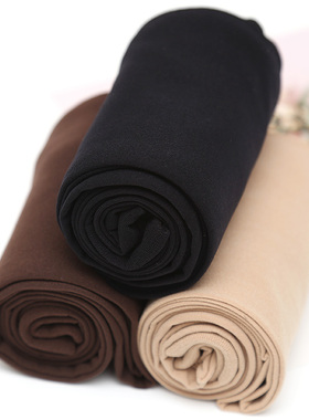 曼姿26058春秋季100D哑光纯色天鹅绒连裤袜分码丝袜女深肤色袜子