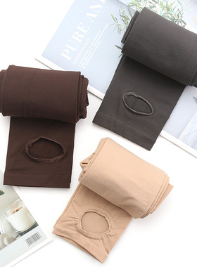 MANZI 27027曼姿200D哑光T档踩脚袜100D秋冬丝袜27038打底袜露趾