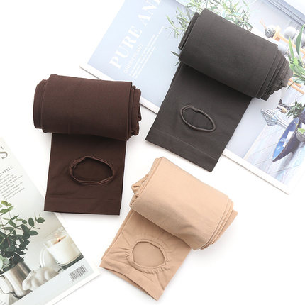 MANZI 27027曼姿200D哑光T档踩脚袜100D秋冬丝袜27038打底袜露趾