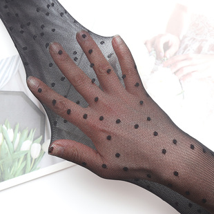 MANZI 曼姿20d高级感波点丝袜法式 复古显瘦圆点连裤 袜袜子 36228