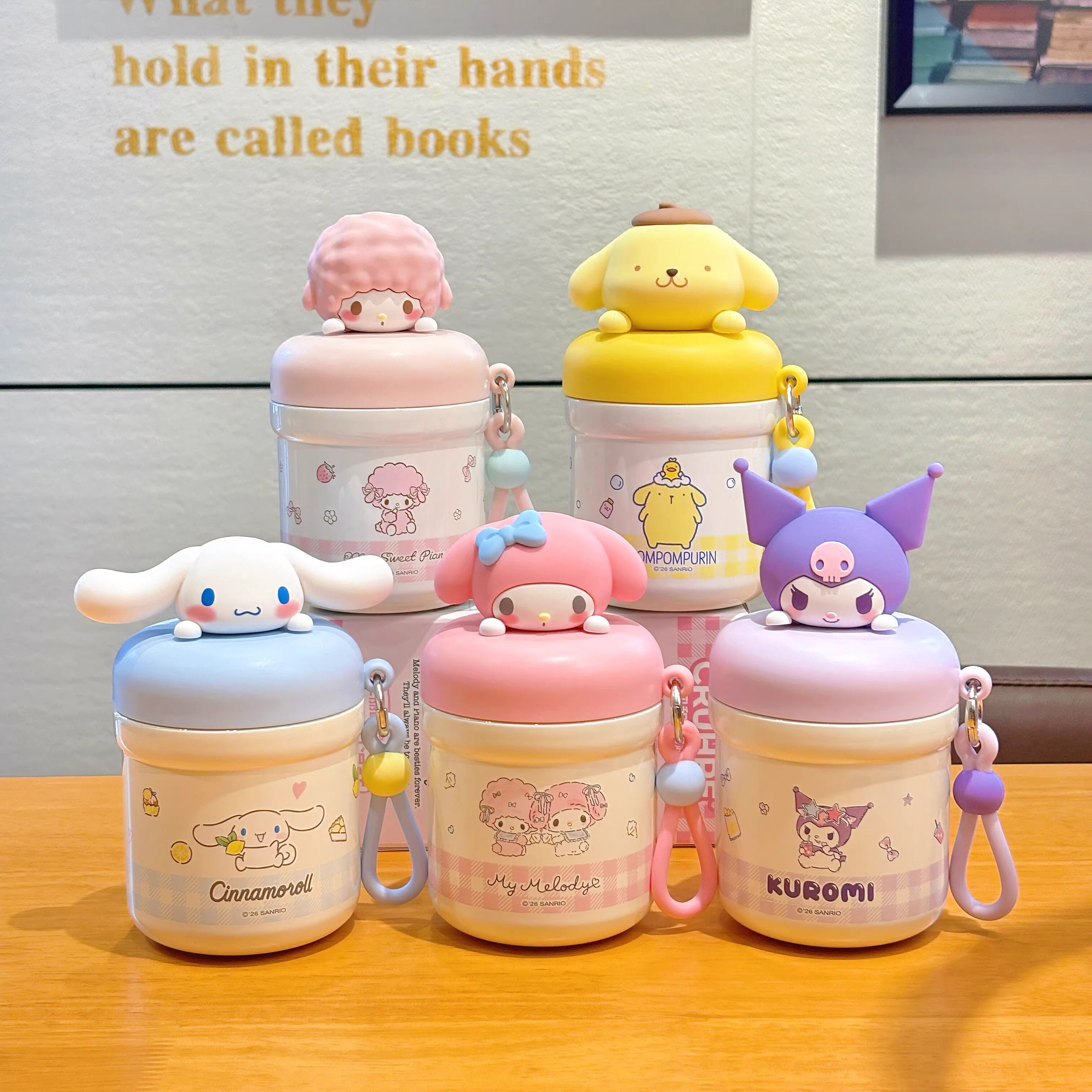 三丽鸥保温杯美乐蒂玉桂狗库洛米可爱卡通316不锈钢学生水杯