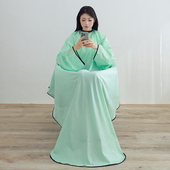 围布发廊专用剪发围布冰丝透气美发围布 超薄理发围布带袖 夏季 新品