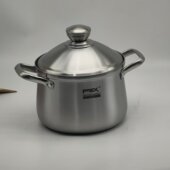 富尔兴特厚一体成型三层钢304不锈钢欧式 汤锅煲汤锅加深煮汤双耳