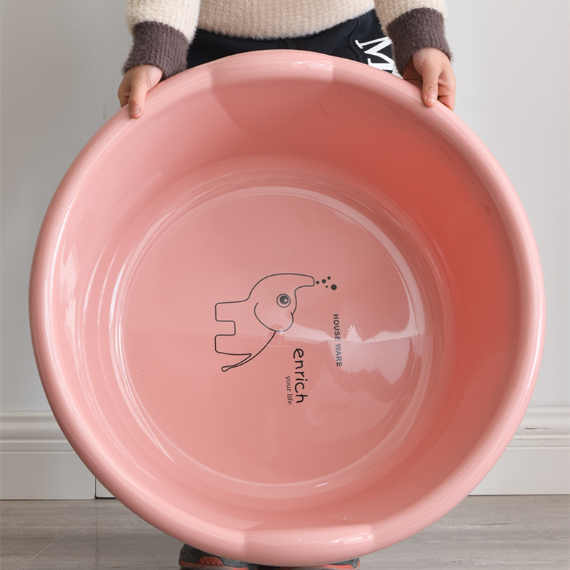 洗脸盆家用塑料盆小号洗漱盆中号洗衣盆大号儿童洗澡盆洗脚盆加大