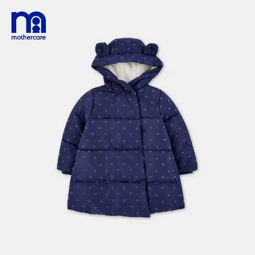 好孩子mothercare冬季男童女童外套保暖棉服宝宝动物造型连帽棉服