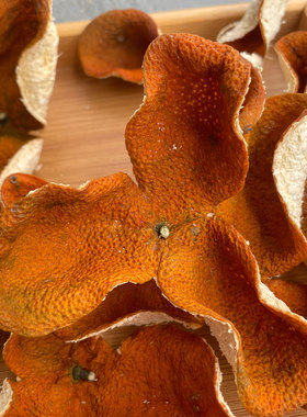 天马原枝新会陈皮干仓大红柑皮泡茶泡水正宗四年五年八年老陈皮干