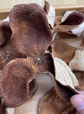 【2022梅江原枝大红皮】新会陈皮自然生晒传统干仓香气浓郁