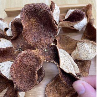 【2022梅江原枝大红皮】新会陈皮自然生晒传统干仓香气浓郁