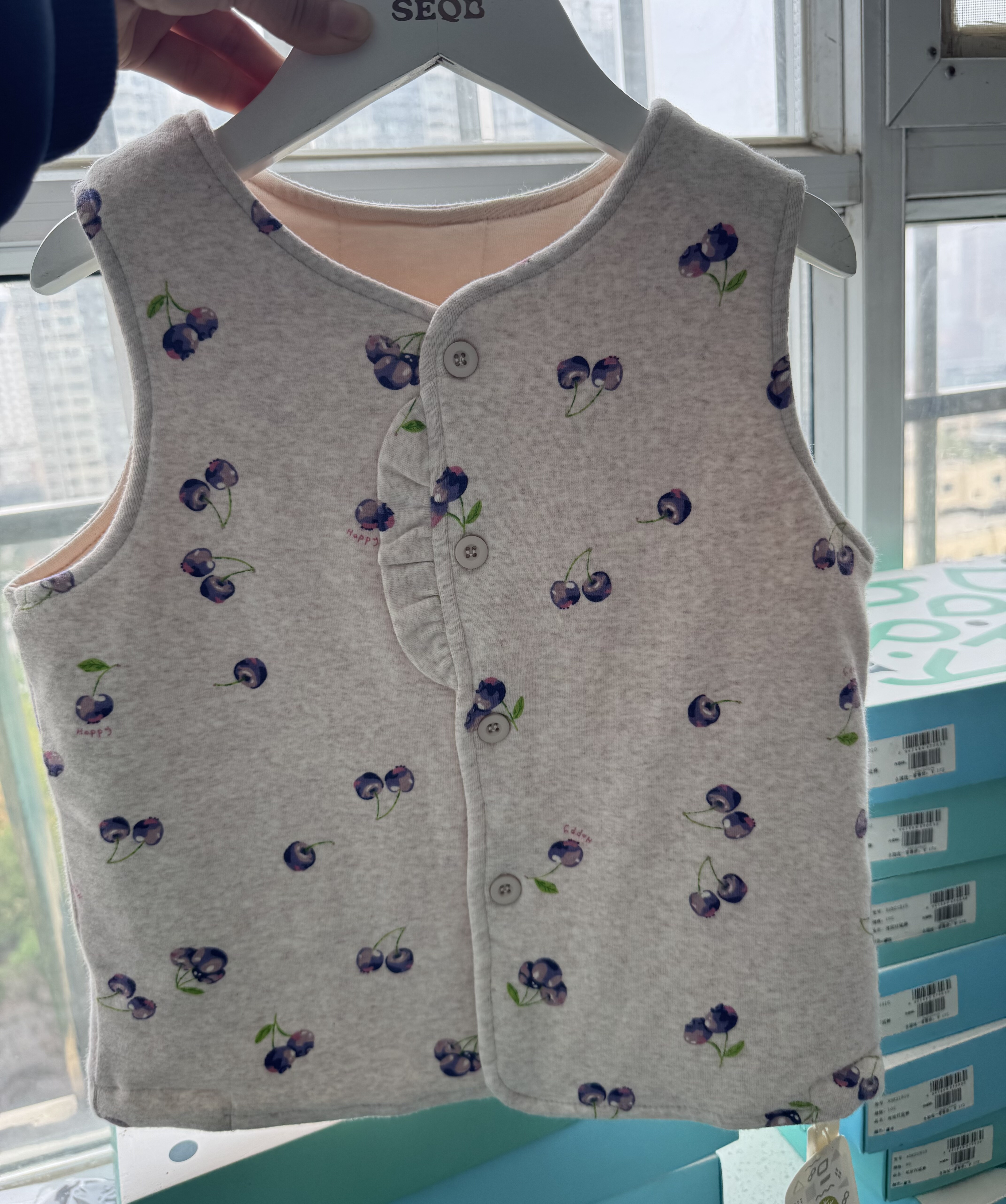 儿童马甲秋冬款男童女童背心外穿坎肩马夹90码 110.120.130.150码