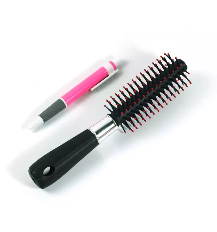 美发卷发梳内扣梳子学生家用吹头发男士女士造滚梳卷梳梨花头梳