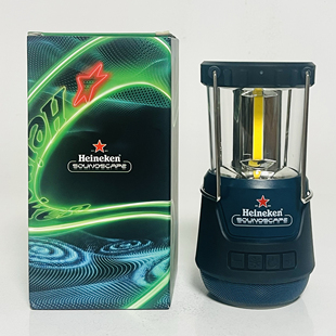 喜力啤酒星电音户外露营灯蓝牙音箱音响应急灯渔夫帽斜挎包T恤衫