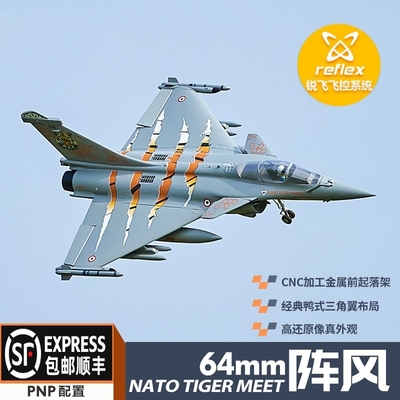 FMS 阵风64mm涵道像真攻击机固定翼飞机模型成人电动遥控航模玩具