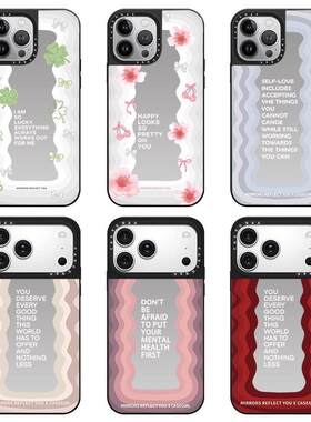 CA李一桐网红明星同款适用于苹果16ProMax手机壳iphone17pro新款13磁吸15p镜面11全包14plus防摔12女款