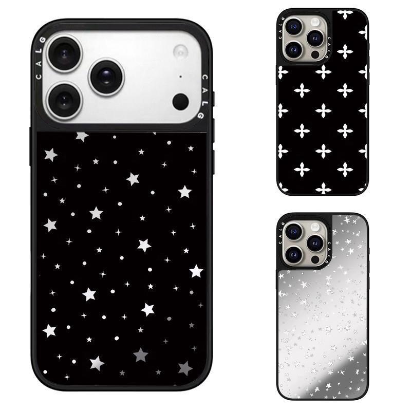 C家满天星黑十字花园新款超火磁吸防摔iphone12 13 14 15 16 17promax适用苹果手机壳高级感小众2025网红爆款