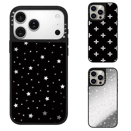 C家满天星黑十字花园新款超火磁吸防摔iphone12 13 14 15 16 17promax适用苹果手机壳高级感小众2025网红爆款