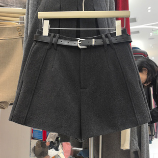 十三行百搭靴裤 显瘦A字阔腿裤 女外穿2025冬季 希贝尔茜茜高腰短裤