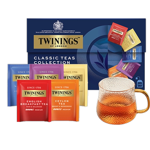 Twinings川宁红茶精选进口茶包锡兰伯爵大吉岭英式早餐茶叶下午茶