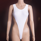 超性感比基尼连体泳衣量身定做超高开衩T裆三角背连体GB41