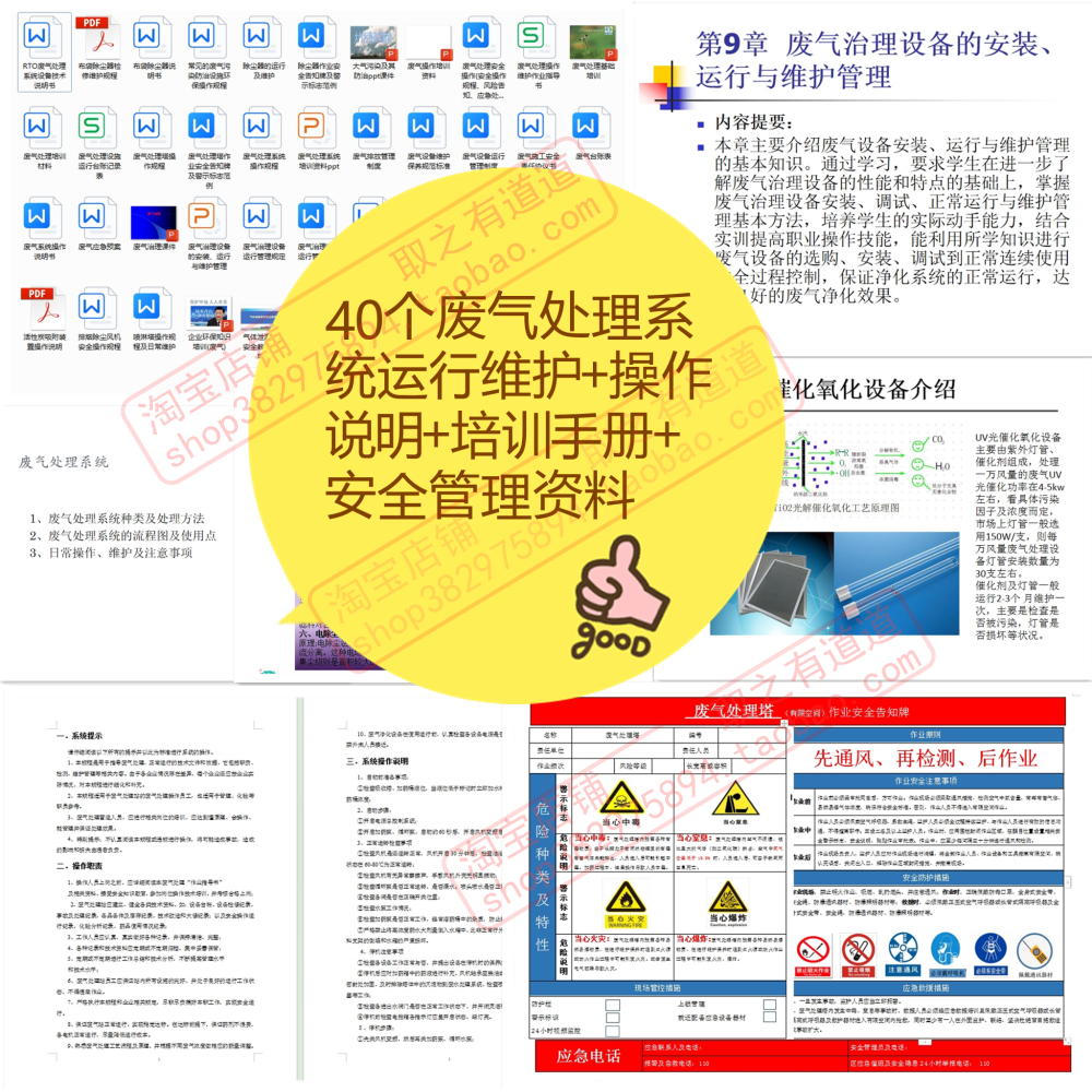 40个废气处理系统运行维护+操作说...