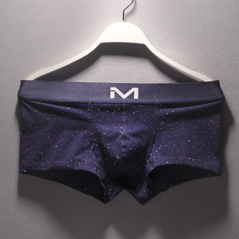 2条男士内裤纯棉平角裤日韩风个性潮青年运动四角短裤头透气底裤,女士内衣/男士内衣/家居服,男平角内裤,淘宝优惠券,粉丝福利购,淘宝优惠卷