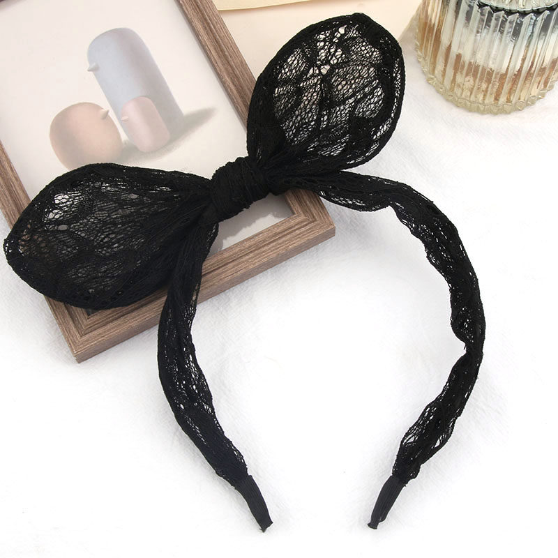 网红兔耳朵发箍韩国压发卡蕾丝蝴蝶结头箍简约头饰兔子发夹黑色女|msdalam kategori Aksesori/Barang Kemas Fesyen, Aksesori rambut - dari Buy2taobao.com untuk memberikan perkhidmatan ejen Taobao profesional membeli