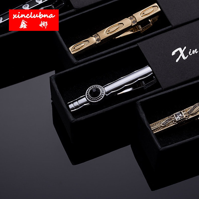 人气Xinclubna合金时尚结婚个性领带夹保安商务简约领夹包邮礼盒|ruв категории Аксессуары, зажим для галстука - от Buy2taobao.com для оказания профессиональной услуги покупки агента Taobao