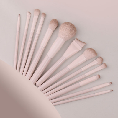 新手化妆刷套装眼影刷腮红修容刷晕染鼻影初学者全套刷子粉色