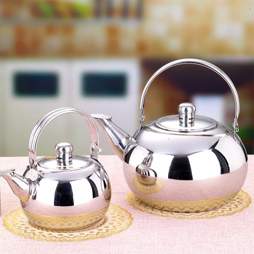 振能过滤网壶304不锈钢泡煮茶壶