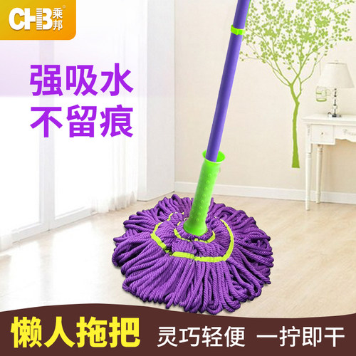 毕卡索懒人拖把免手墩布家用