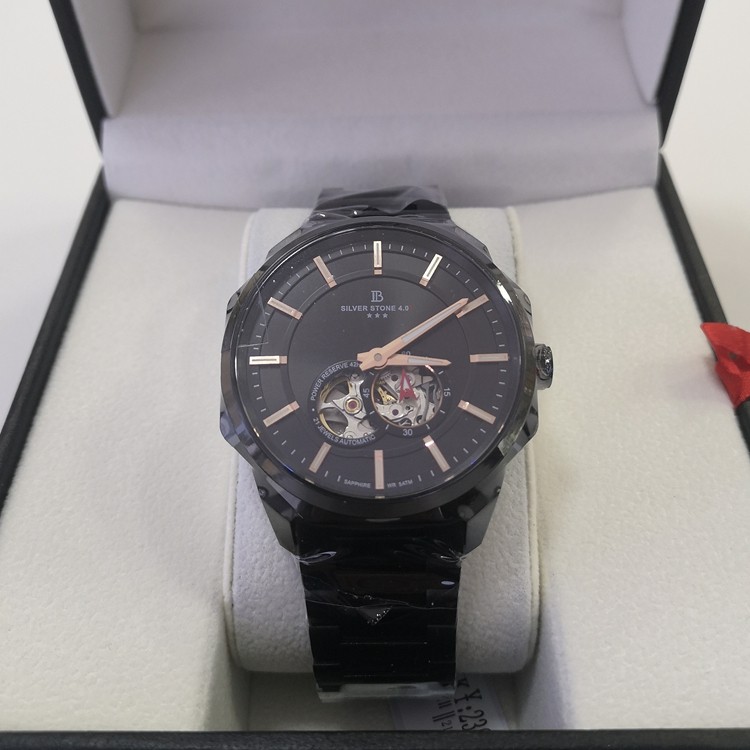 全自动机械表八边形宾利专利款男