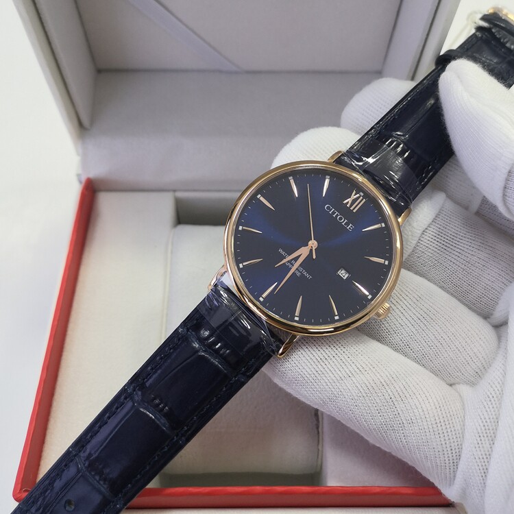 真皮情侣对表西腾时尚男女