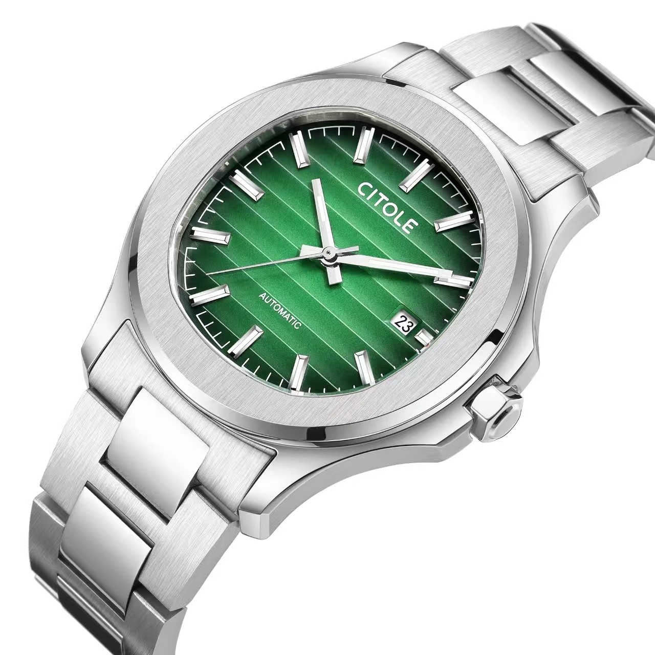 西腾鹦鹉简约男大表盘立体字面