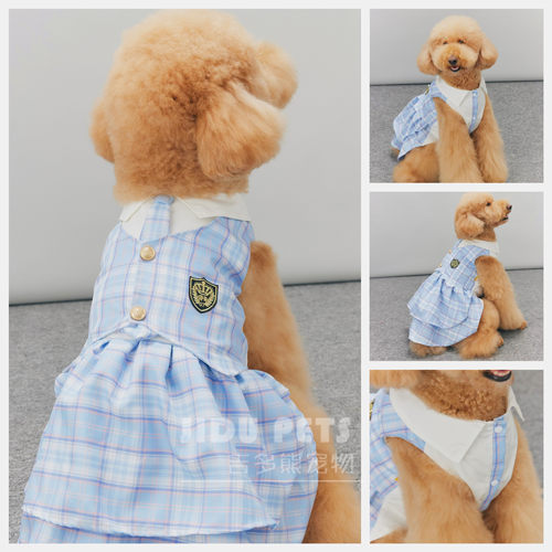 宠物JK格子裙校服大小型犬日漫