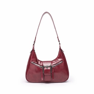Maillard Armpit Bag Retro Biker Shoulder Crossbody Bag Women