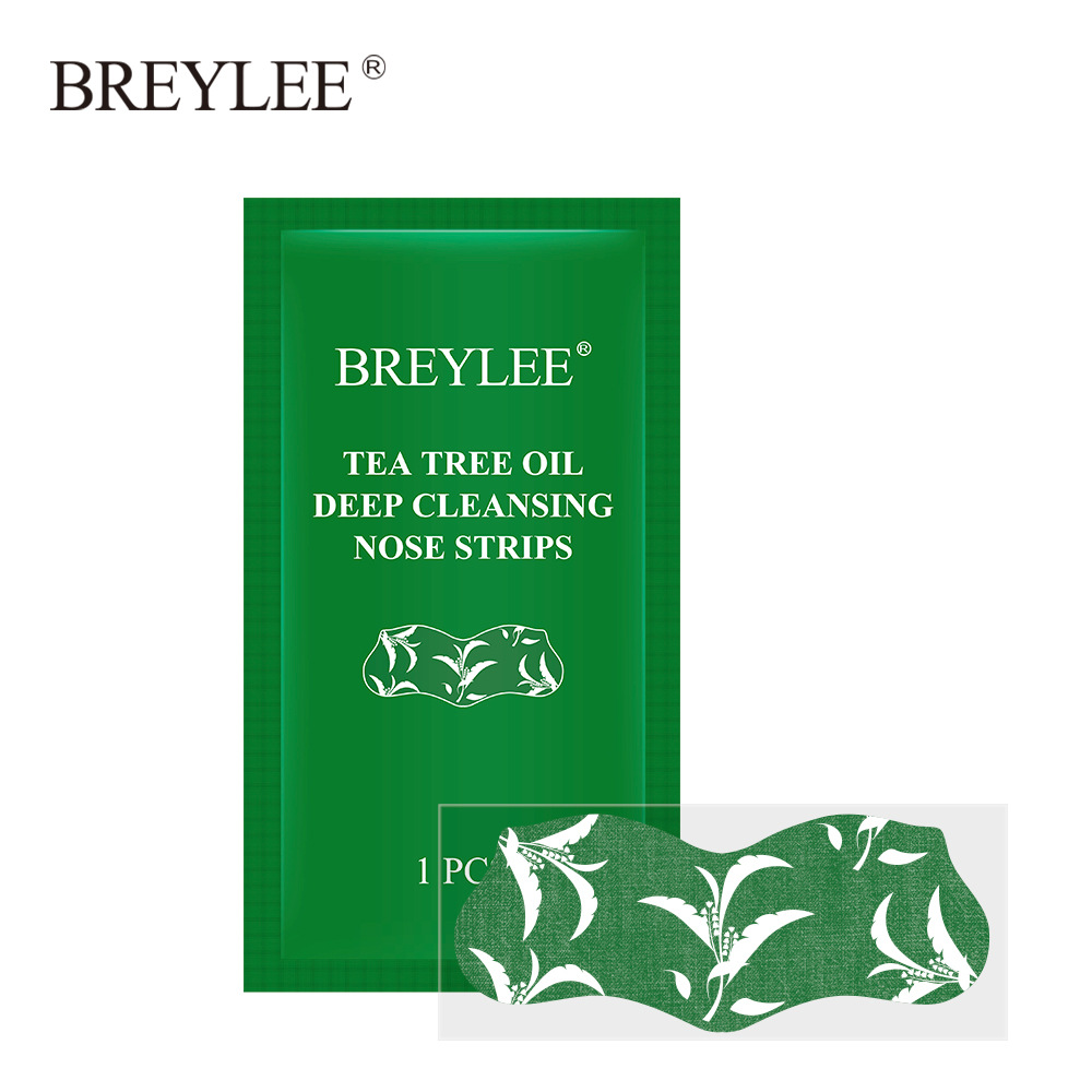 BREYLEE茶树祛黑头鼻贴单片1pcs