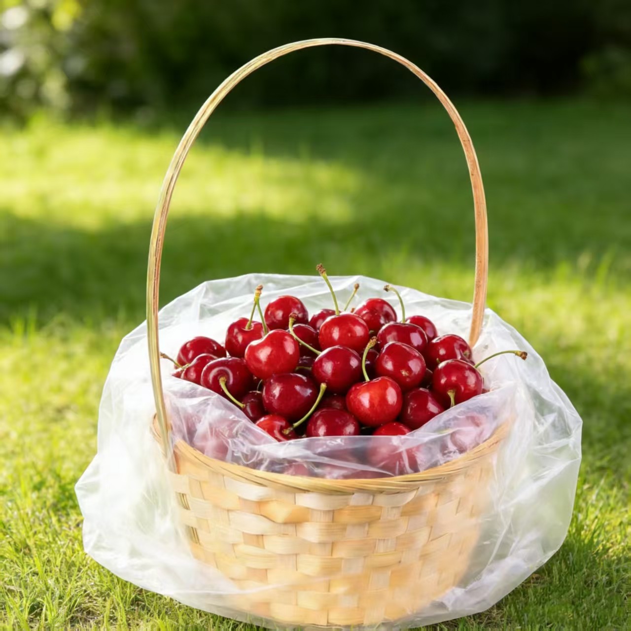 批发田园手工竹编织手提公墓花篮 藤编柳编干花插花手提篮子摆件,特色手工艺,竹编/竹雕,淘宝优惠券,粉丝福利购,淘宝优惠卷